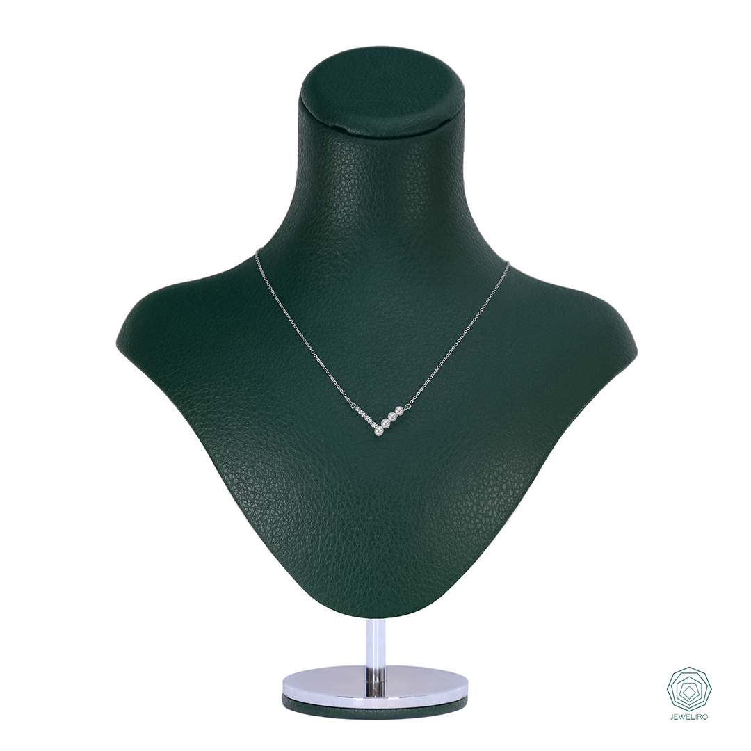 قیمت گردنبند نقره مروارید LV