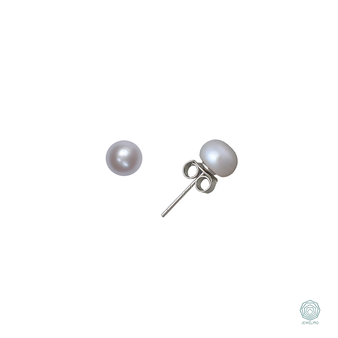 قیمت گوشواره نقره میخی مروارید