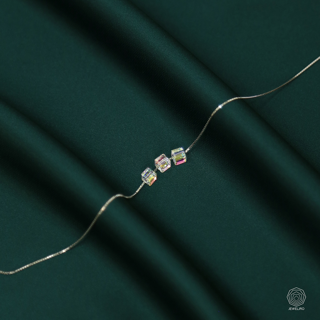 Silver-Fashion-Shiny-Crystal-Necklace-for-Women-JS.NNW.20164-main قیمت و خرید گردنبند نقره اپال سه تایی