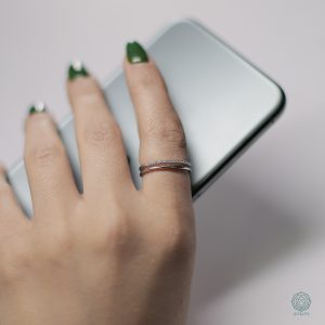 خرید انگشتر نقره کاپل