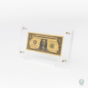 اسکناس طلایی، استندی از اسکناس‌های رایج جهان، از ورق روکش طلا