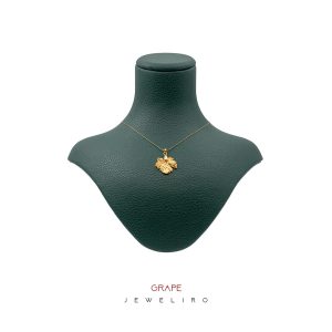 خرید و قیمت آویز برگ مو روکش طلا زرد کد JL.JPG.03051