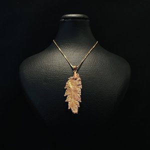 گردنبند برگ بلوط کد JLJPC.01052