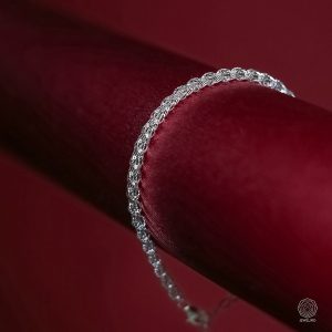 خرید دستبند نقره حصیری