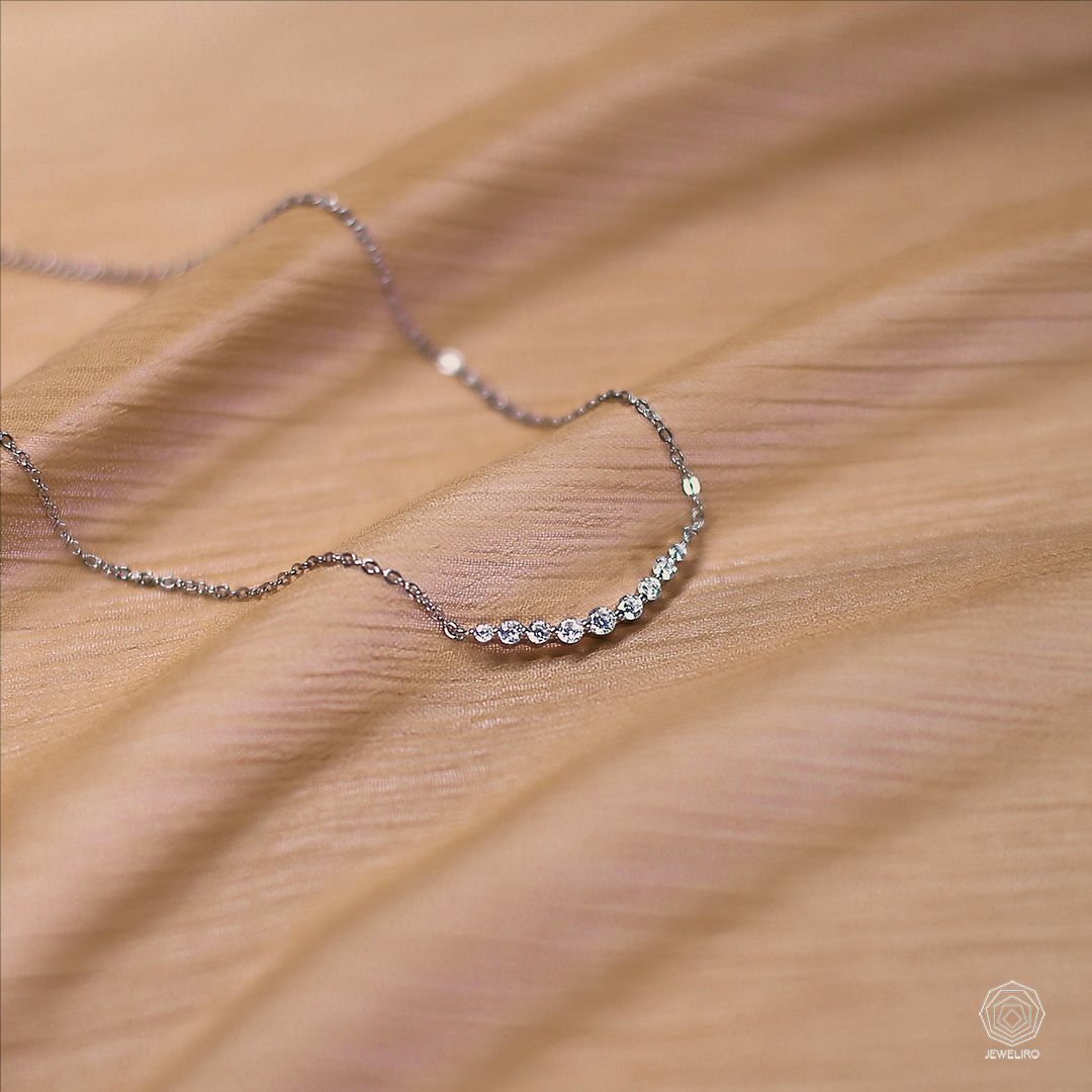 silver-plated-necklace-for-women-with-crystal-JS.NNW.20161-main قیمن و خرید گردنبند آرک حلال