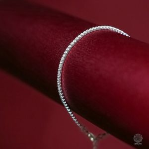 قیمت دستبند نقره تنیسی 1.8