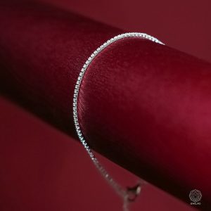 خرید دستبند نقره تنیسی 1.3