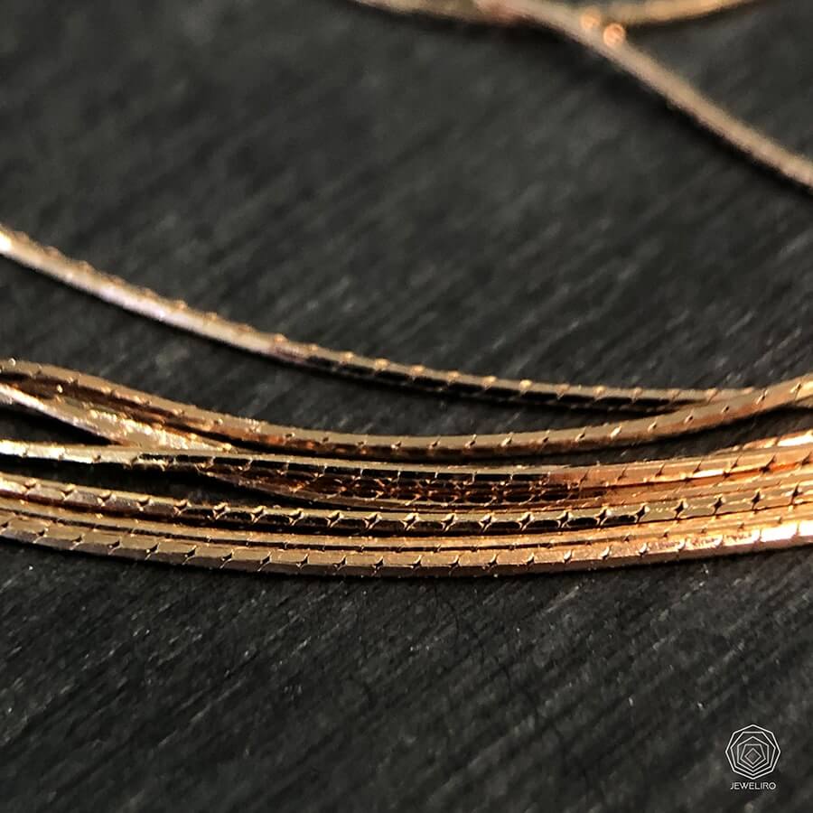 women-necklace-chain-ayne-rosegold-plating-ZAR-min (2) قیمت زنجیر نقره طرح آینه آبکاری رزگلد طول 50 سانتیمتر ساخت ایتالیا