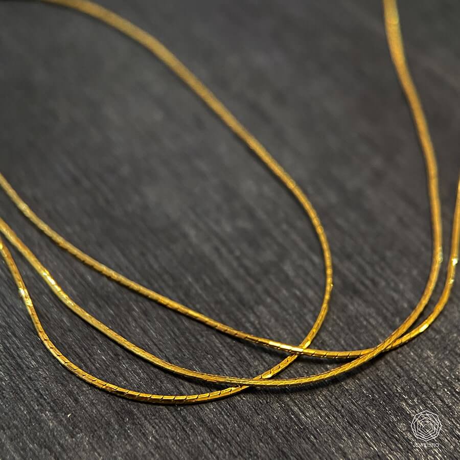 women-necklace-chain-ayne-yellow-gold- plating-ZAG-main-min (3) زنجیر نقره طرح آینه آبکاری طلای زرد طول 50 سانتیمتر ساخت ایتالیا