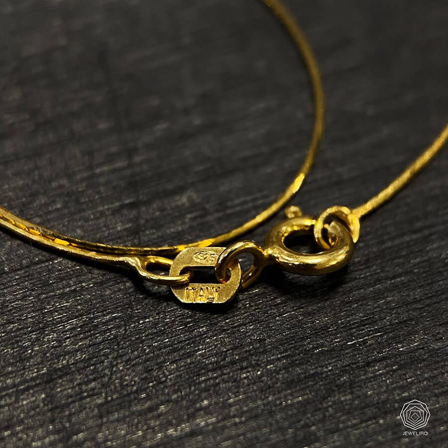 women-necklace-chain-ayne-yellow-gold- plating-ZAG-min (2) خرید زنجیر نقره طرح آینه آبکاری طلای زرد طول 50 سانتیمتر ساخت ایتالیا