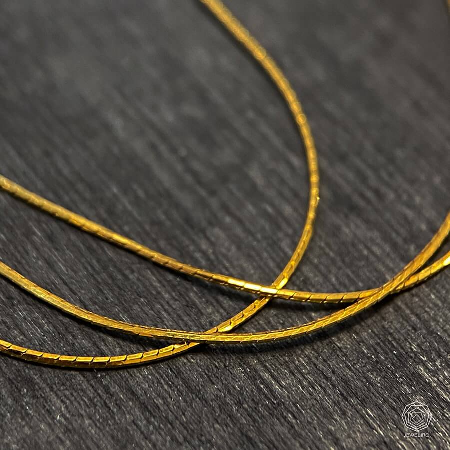 women-necklace-chain-ayne-yellow-gold- plating-ZAG-min (4) خرید و قیمت زنجیر نقره طرح آینه آبکاری طلای زرد طول 50 سانتیمتر ساخت ایتالیا